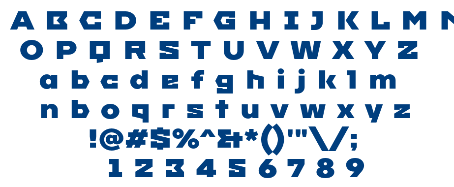 Mperial One font