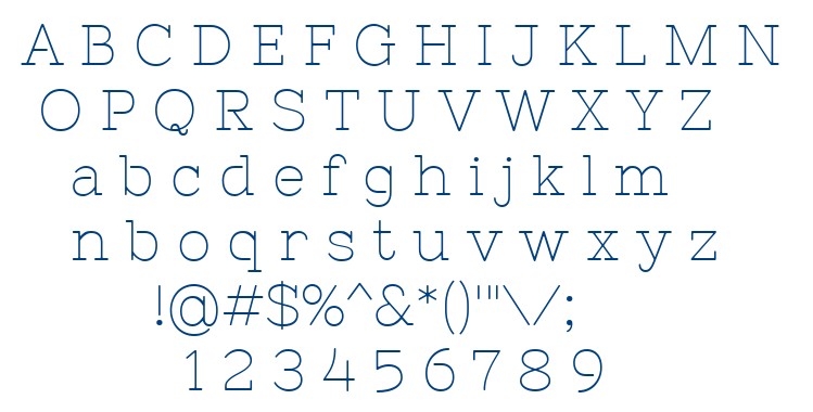Nixie One font