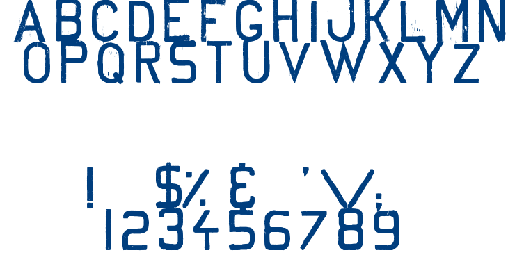 No silly walk there font