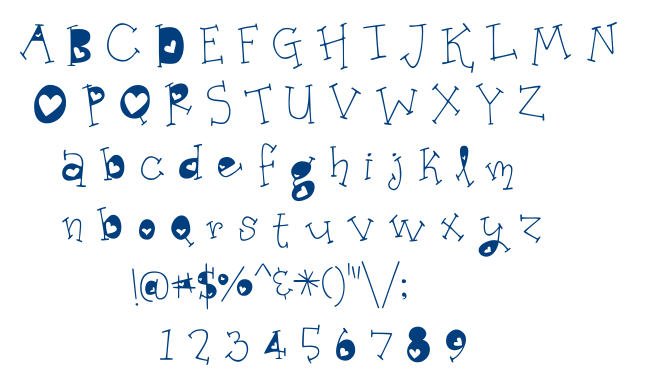 Organic Fridays font