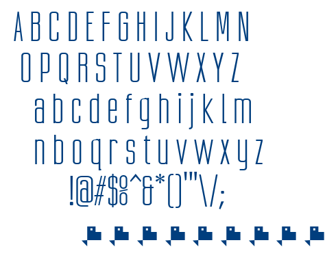 Ubicada font