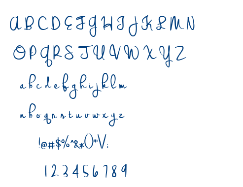 Wedding chardonnay font