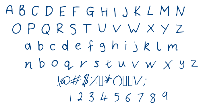 Bryonys Handwriting Thin font