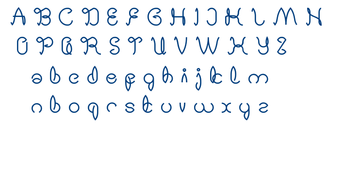 Digital Handmade font