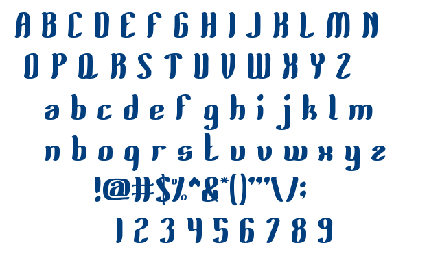 Fruits And vegetables font