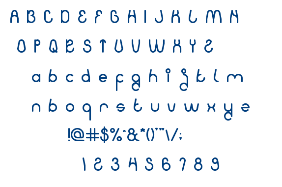 KiSSING THE RAIN font