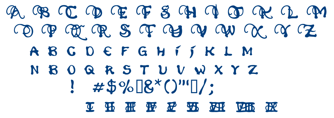 Phexometa font