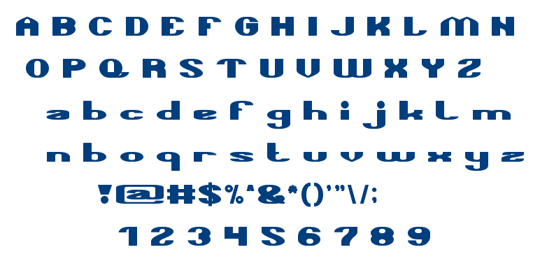 TAKE ME HOME font