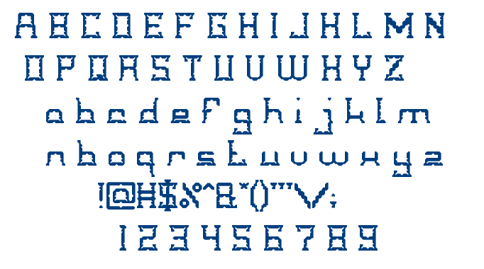 CRYSTAL Soldier font