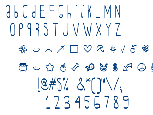 Oh Adrian Vickie font