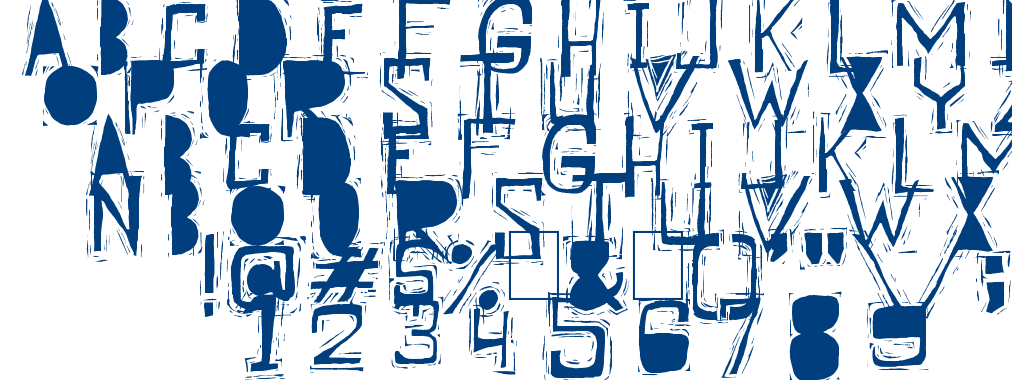 Linographer font