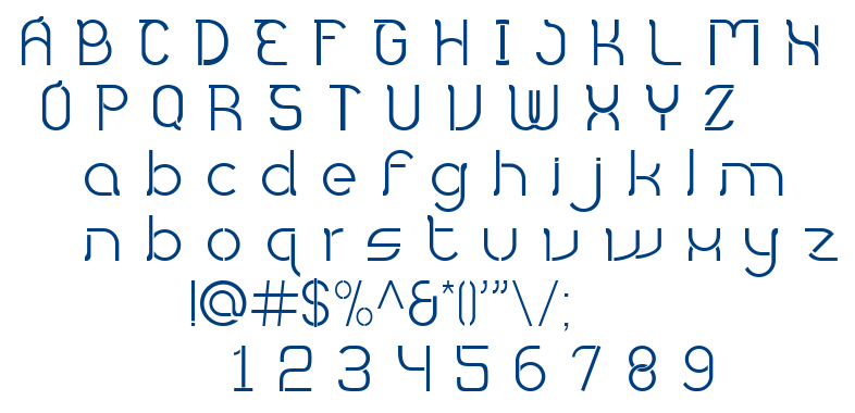 Hampura font