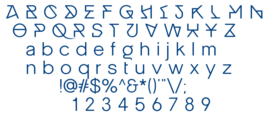 HrglphALTLight font