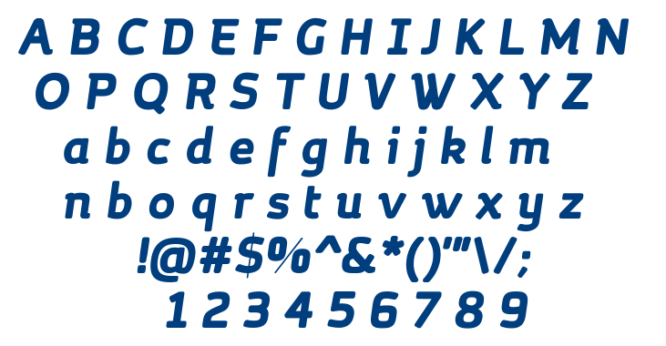 Margot Bold Italic font