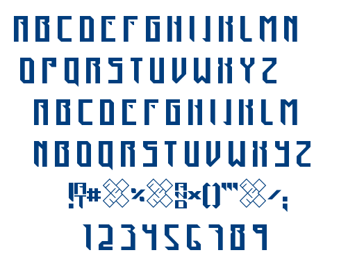 Metagross Regular font