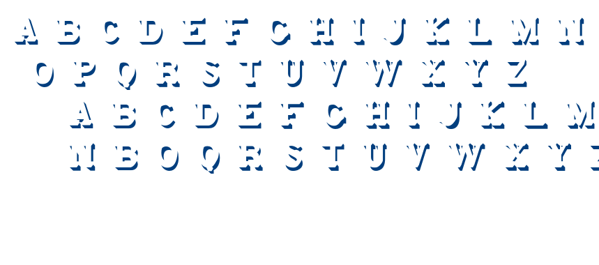 Monstre-CastShadow font