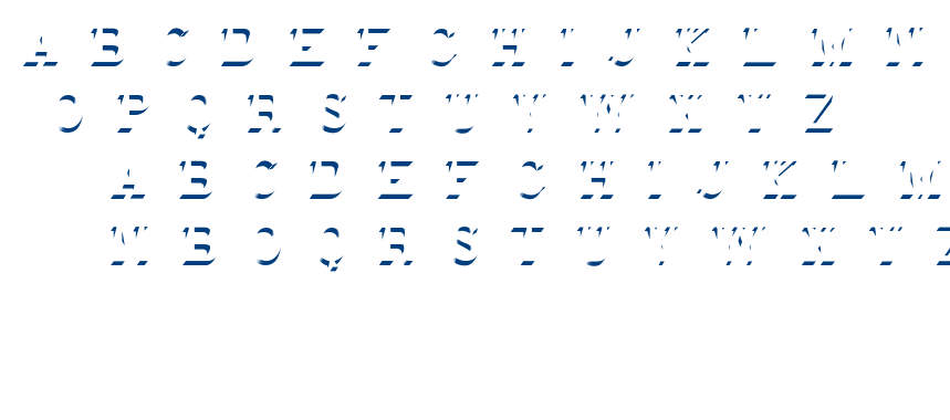 Monstre-CoreShadow font