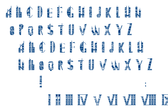 Skyscraper font