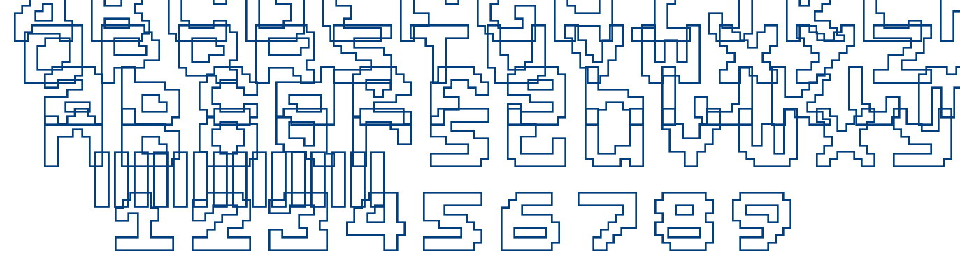 Dead Pixels 10×10 Alternati font