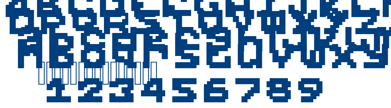 Dead Pixels 10×10 Regular font