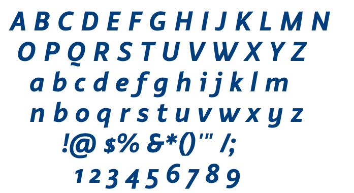 Smidswater Bold Italic font