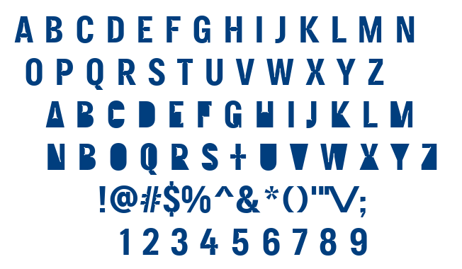 amv Antechamber font