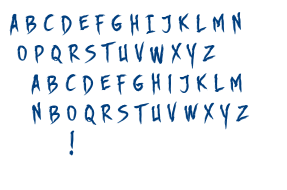 DHF Story Brush font