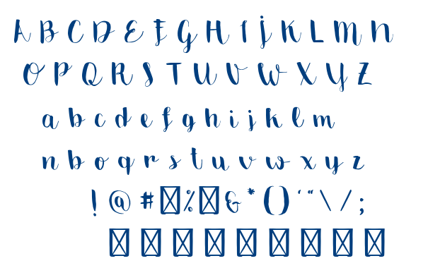 Emily The Brush font