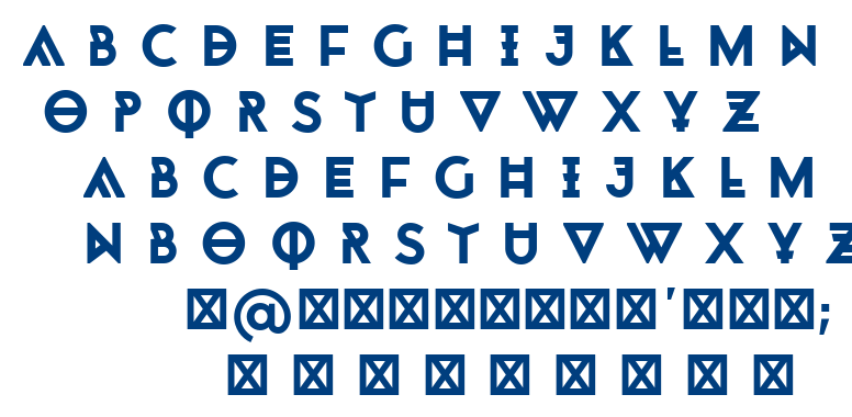 Monohypster font