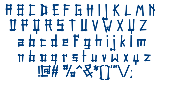 Tape Rail font
