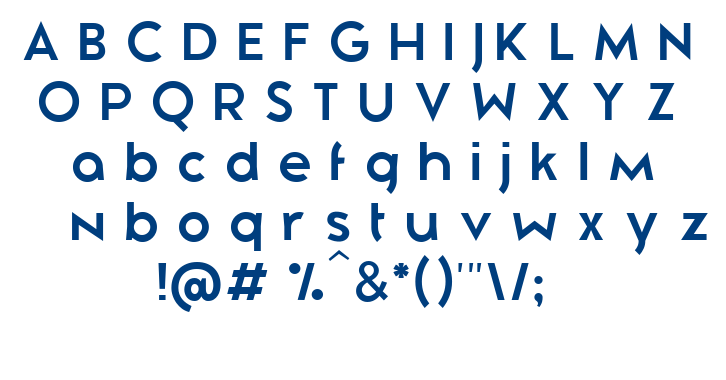 Zeronero font
