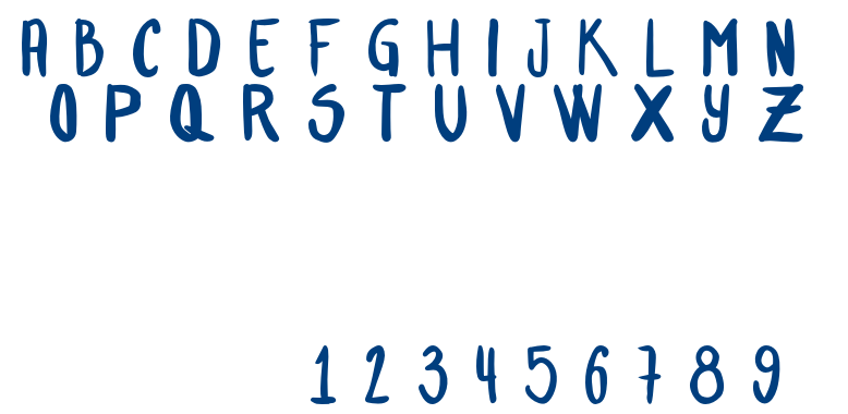 BasultoHandLetter-Bold font