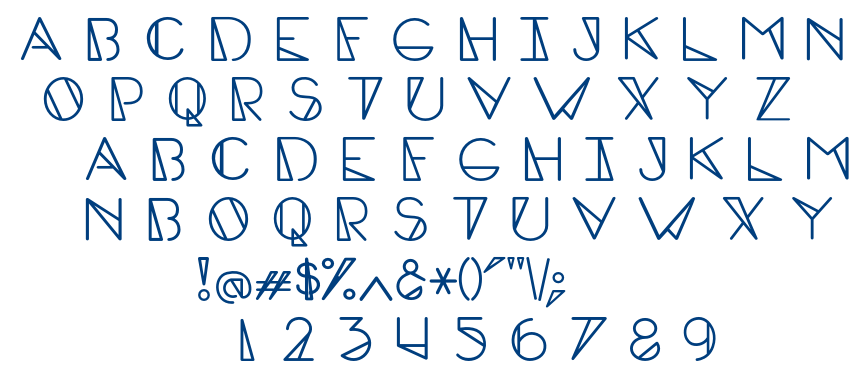 EdgeCaps-Regular font