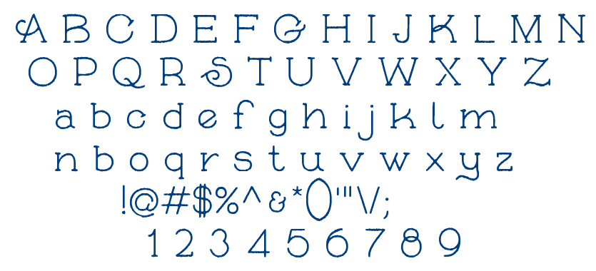 Skybird Rough font