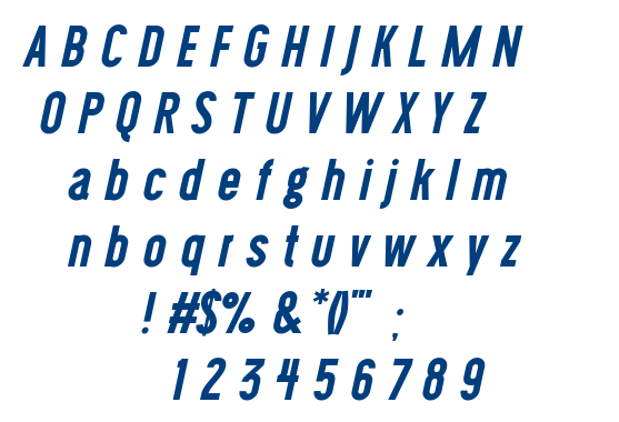 Wask New Bold Italic font