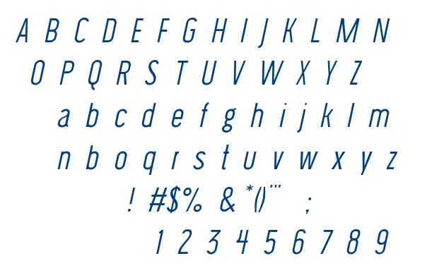 Wask New Italic font