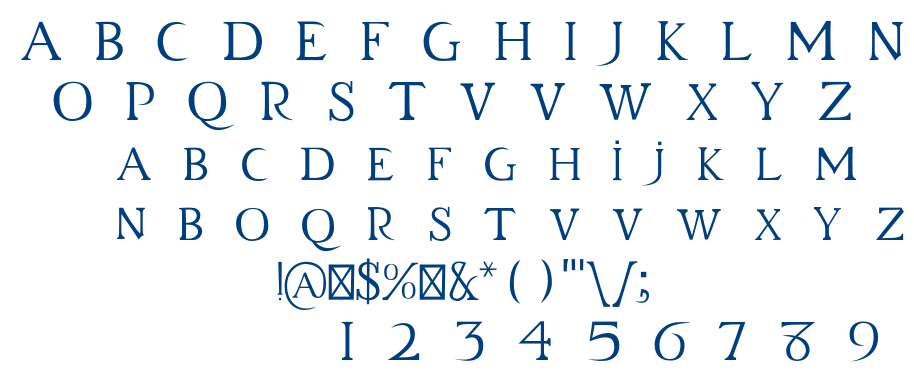 Laude font