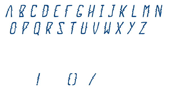 KROKOW-Italic font