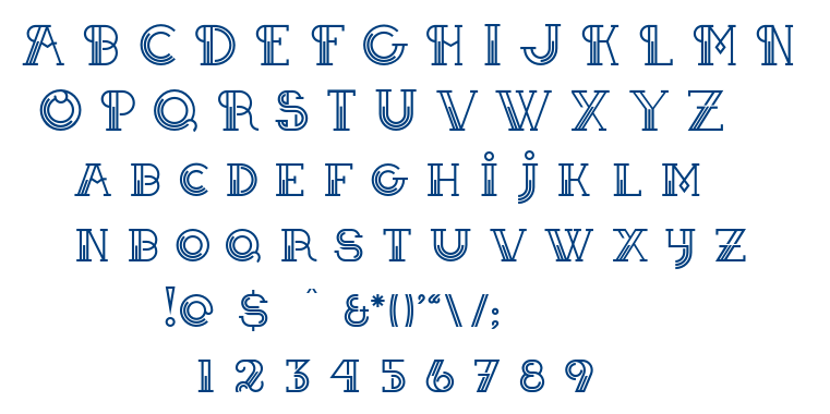 Sailorette font