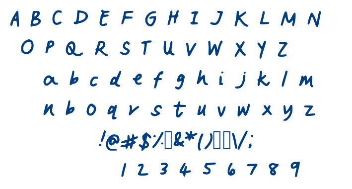 Vanderful font