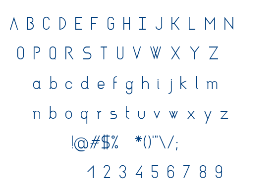 Averoster regular font