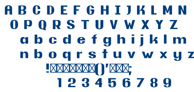 Bornhardt font