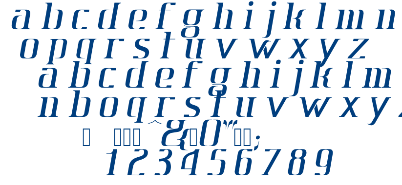 Mr.Jun-italic font