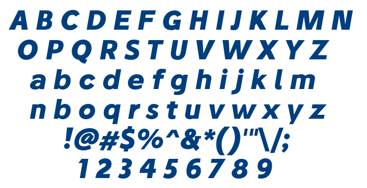 Stilu Bold Italic font