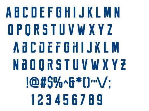 Reckoner Bold font