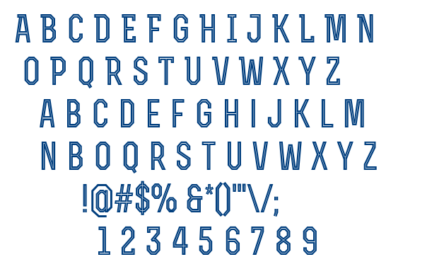 RexBoldInline font