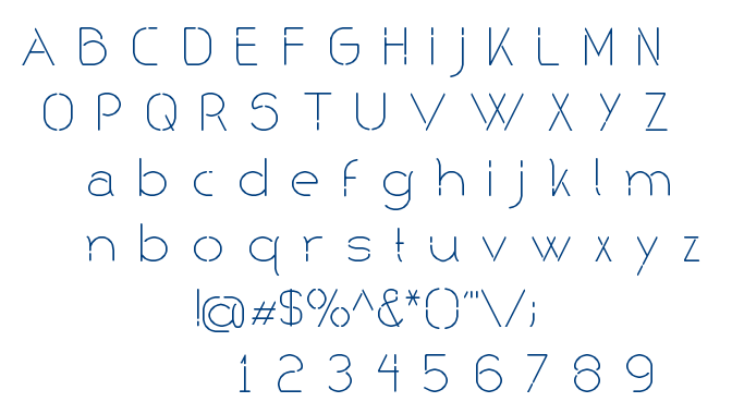 ATF Lorem Regular font