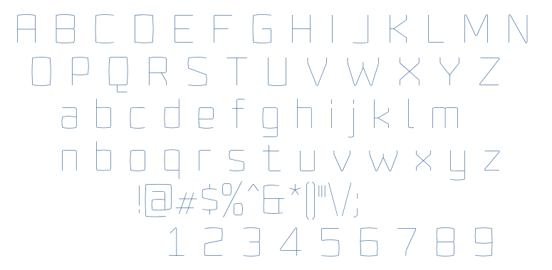 Fenton-Thin font
