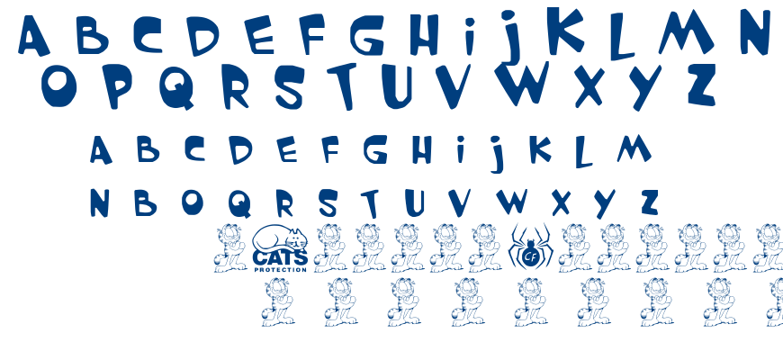Garfield the Cat font