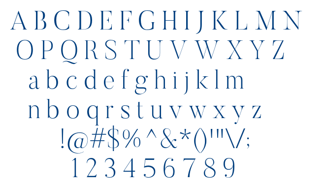 Butler-UltraLight font